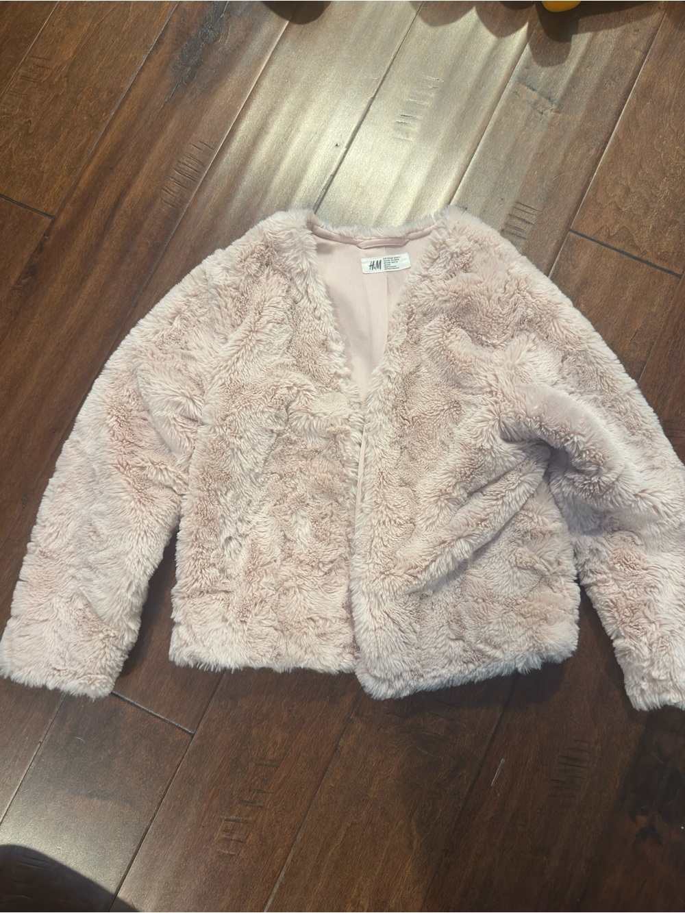 H&M Girls faux fur jacket (6/7)